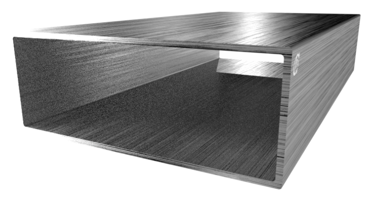 алюминиевый профиль прямоугольного сечения 30х80х1.5